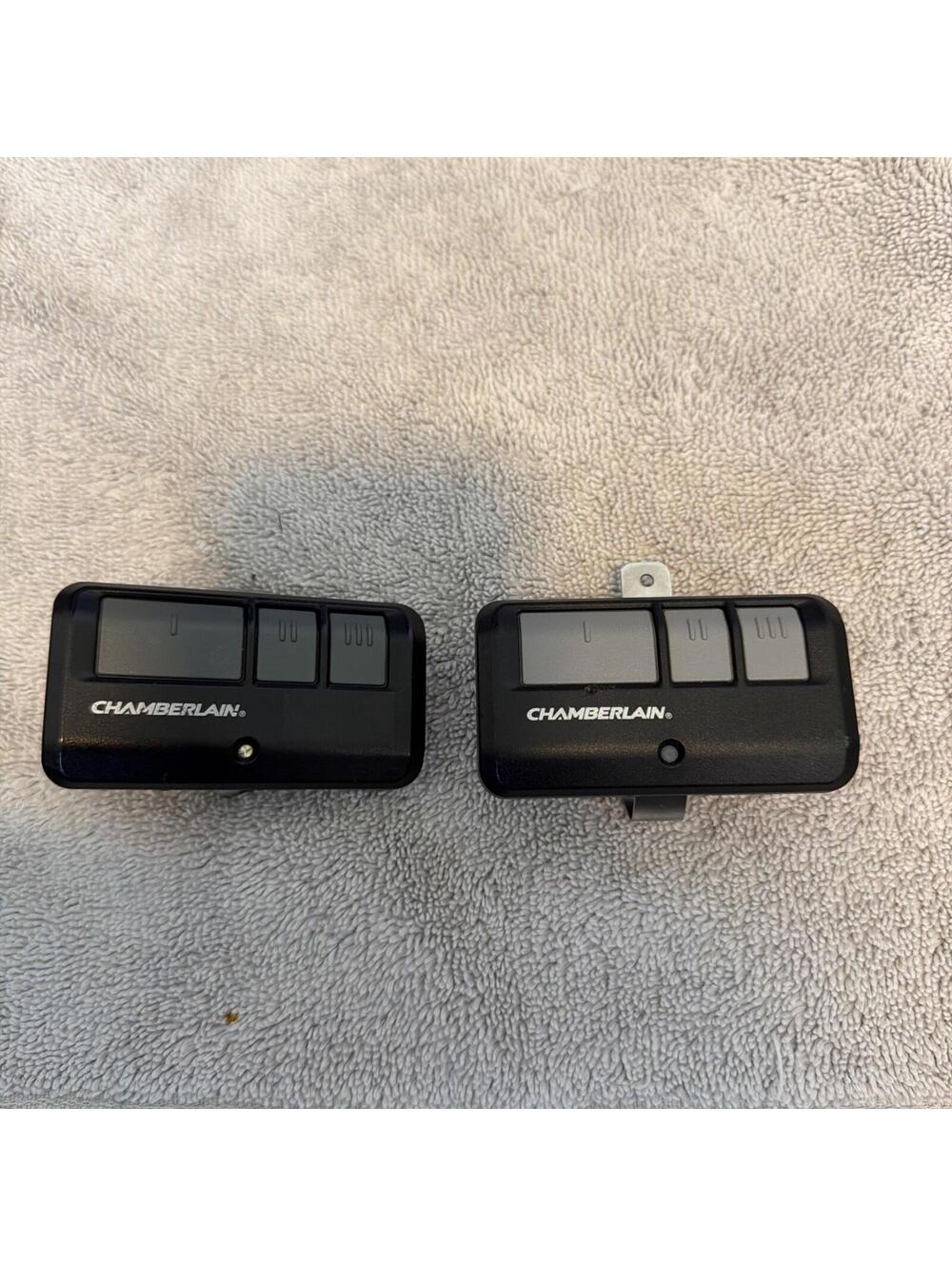 2 Chamberlain 953EV/EVC=Raynor 893RGX=Liftmaster 893MAX garage opener remotes